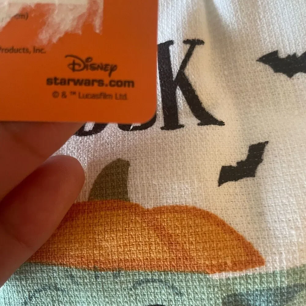 Disney Star Wars grogu halloween kitchen towel 